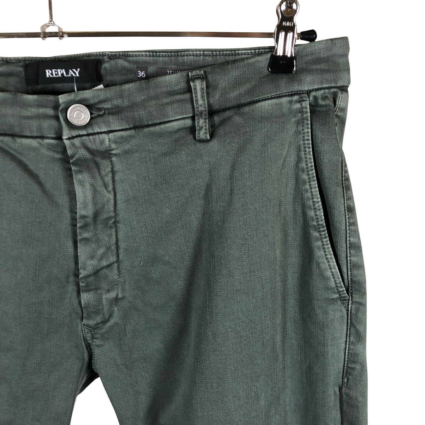 Unisex Replay - Teksad, suurus W36 - Roheline (3)