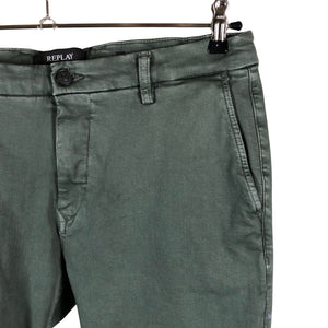 Unisex Replay - Chino-püksid, suurus W34 - Roheline (3)