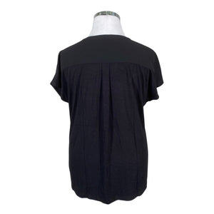 Unisex Milano Italy - Lühikeste käistega pluus, suurus 42 - Must (2)