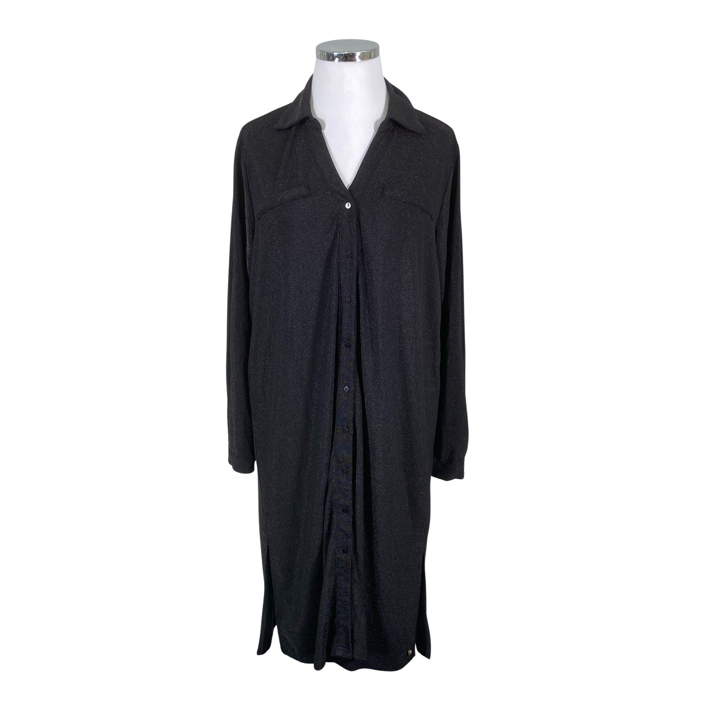 Unisex Zoey - Trikotaažist kleit, suurus 44 - Must (1)