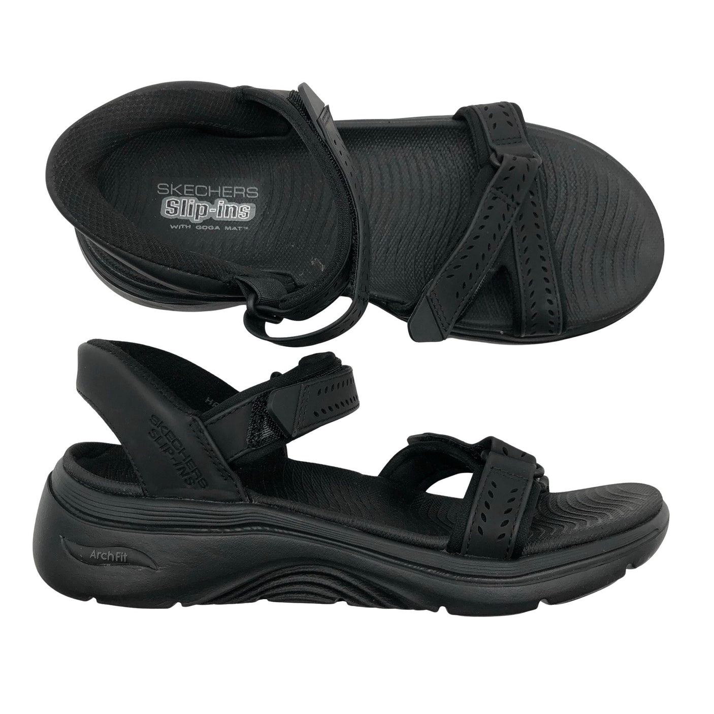 Unisex Skechers - Rihmikud, suurus 37 - Must (1)