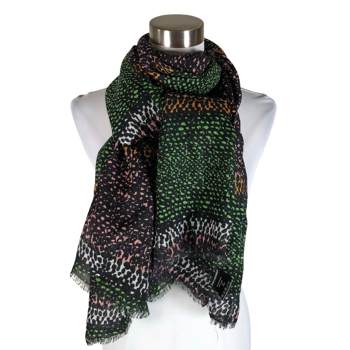 Unisex Marimekko - Õhuke sall, suurus Maxi - Must (1)