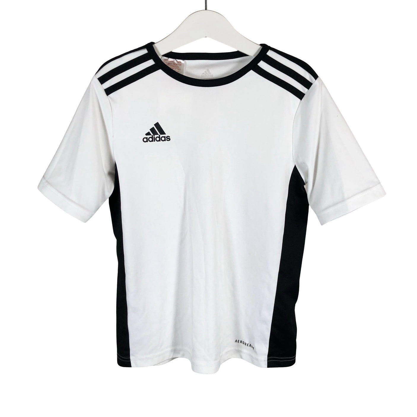 Unisex Adidas - Spordisärk, lühikesed käised, suurus 134 - 140 - Valge (1)