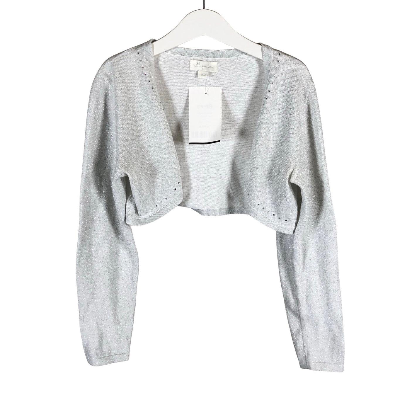 Unisex Mingnelin - Kootud boolero, suurus 134 - 140 - Hall (1)
