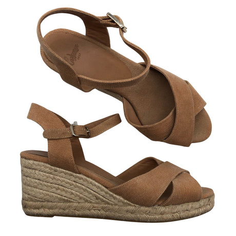 Unisex Castañer - Kiilkontsaga rihmikud, suurus 40 - Pruun ()