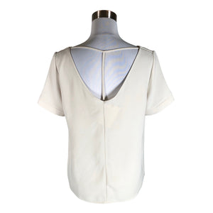 Unisex Devernois - Lühikeste käistega pluus, suurus 40 - Hall (2)