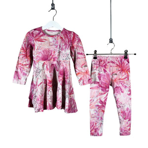 Unisex Metsola - Trikotaažist kleit, suurus 98 - 104 - Roosa (1)