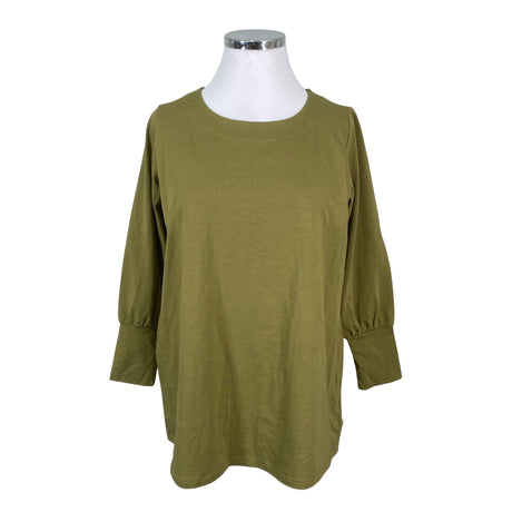 Unisex Puuvillatehdas - Trikotaažist pluus, suurus 42 - Roheline ()