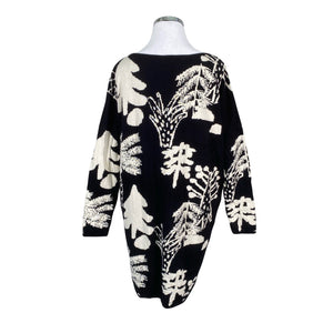 Unisex Papu - Kootud kleit, suurus 42 - Must (2)