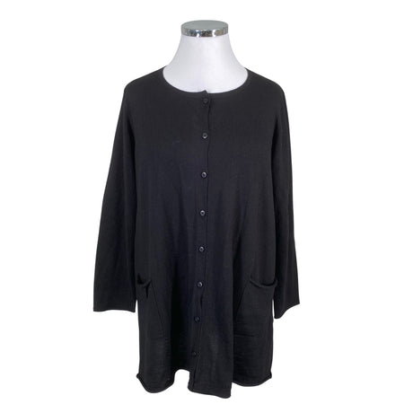 Unisex Gudrun Sjöden - Kardigan, suurus 48 - Must ()
