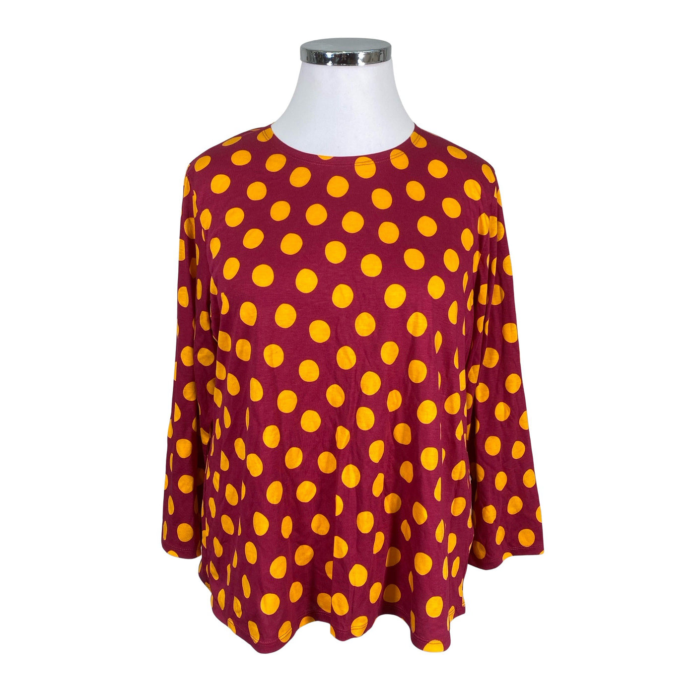 Unisex Gudrun Sjöden - Trikotaažist pluus, suurus 48 - Veinipunane (1)