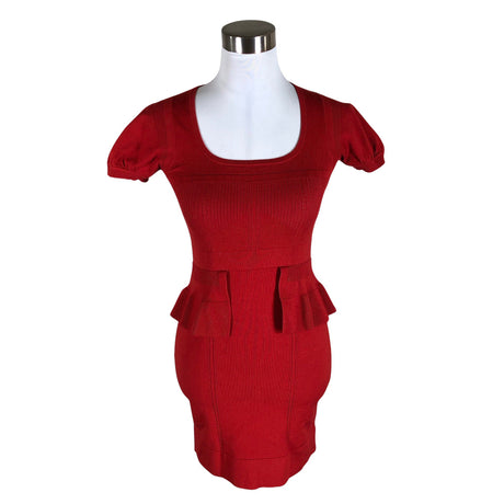Unisex Karen Millen - Kootud kleit, suurus 34 - Punane ()