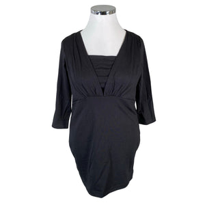Unisex NOSH - Trikotaažist tuunika, suurus 42 - Must (1)