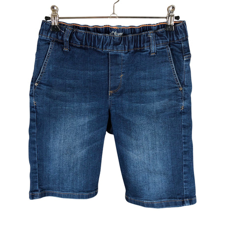 Unisex s.Oliver - Teksast lühikesed püksid, suurus 134 - 140 - Sinine ()