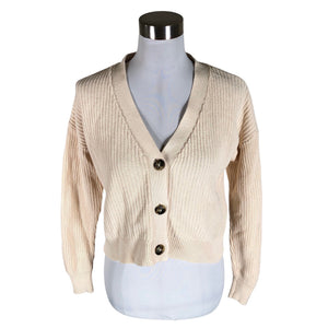 Unisex Selected - Kardigan, suurus 36 - Beige (1)