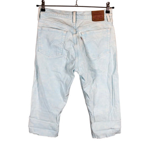 Unisex Levi's - Teksast poolpikad püksid, suurus W28 - Helesinine (2)