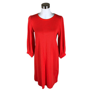 Unisex Massimo Dutti - Trikotaažist kleit, suurus 38 - Punane (1)