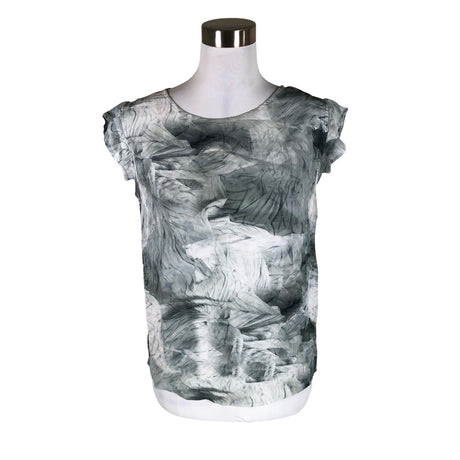 Unisex Minus - Lühikeste käistega pluus, suurus 36 - Hall ()