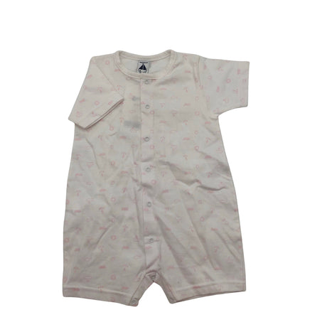 Unisex Babidu - Lühike pükskostüüm, suurus 74 - 80 - Valge ()