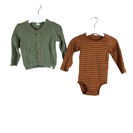 Unisex Lindex - Kardigan, suurus 74 - 80 - Roheline ()