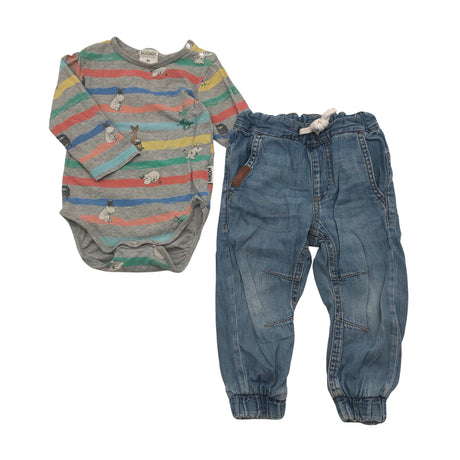Unisex Martinex - Bodi, suurus 74 - 80 - Hall ()