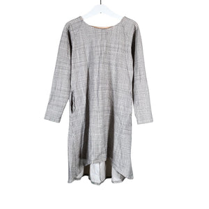 Unisex Papu - Trikotaažist kleit, suurus 134 - 140 - Looduslik valge (1)