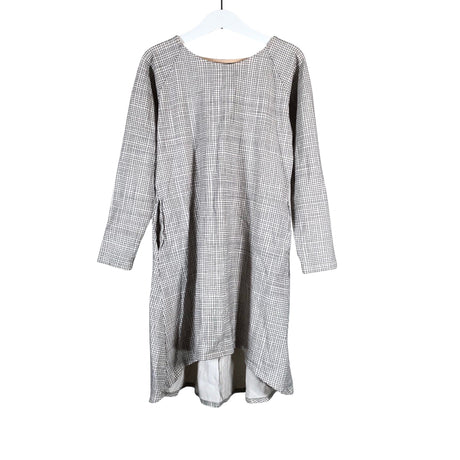 Unisex Papu - Trikotaažist kleit, suurus 134 - 140 - Looduslik valge ()
