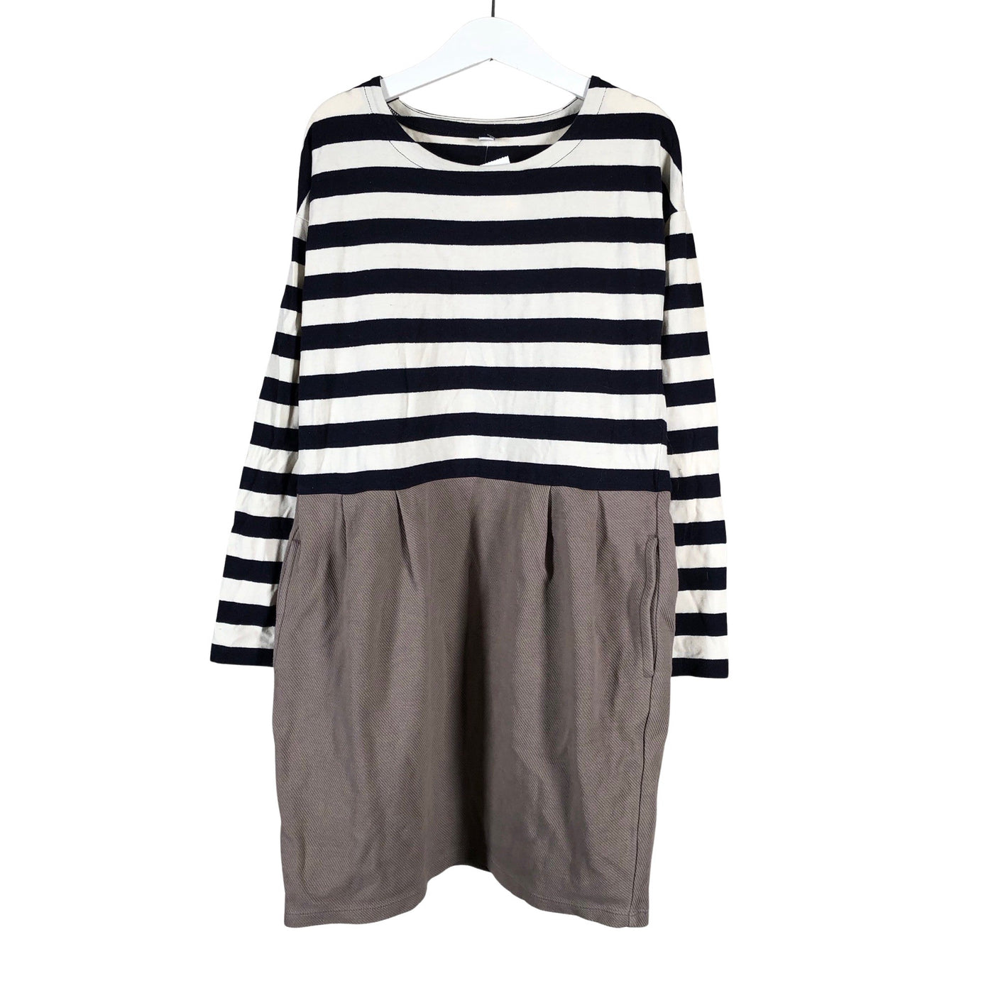 Unisex Uniqlo - Trikotaažist kleit, suurus 134 - 140 - Looduslik valge (1)