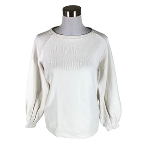 Unisex NOSH - Trikotaažist pluus, suurus 38 - Valge (1)