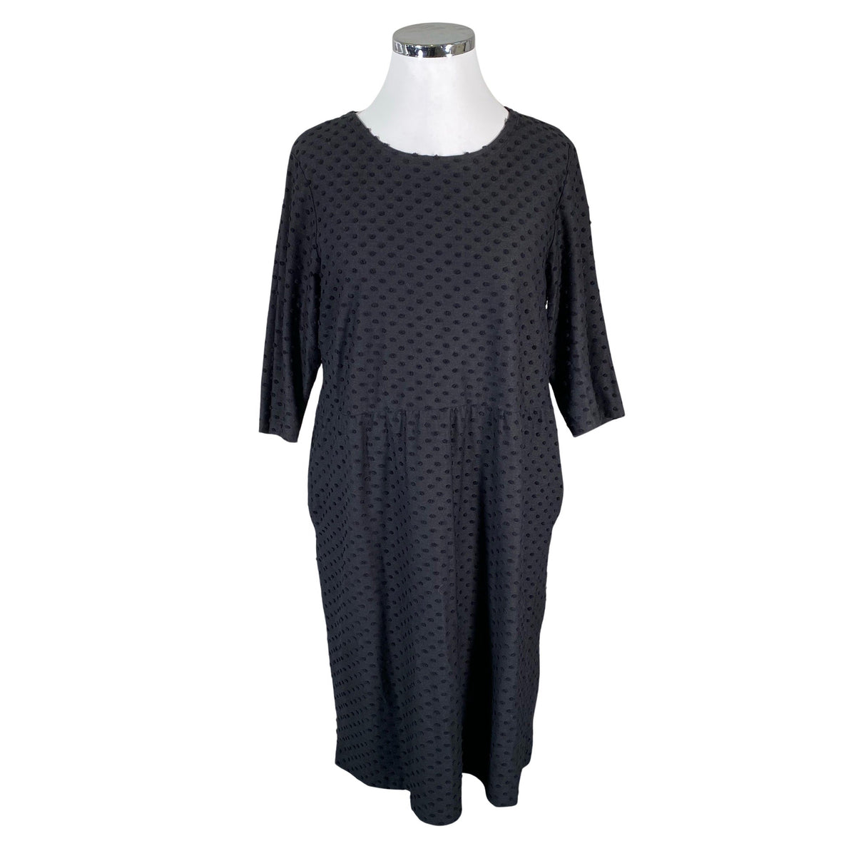 Unisex Aarrelabel - Trikotaažist kleit, suurus 42 - Must (1)