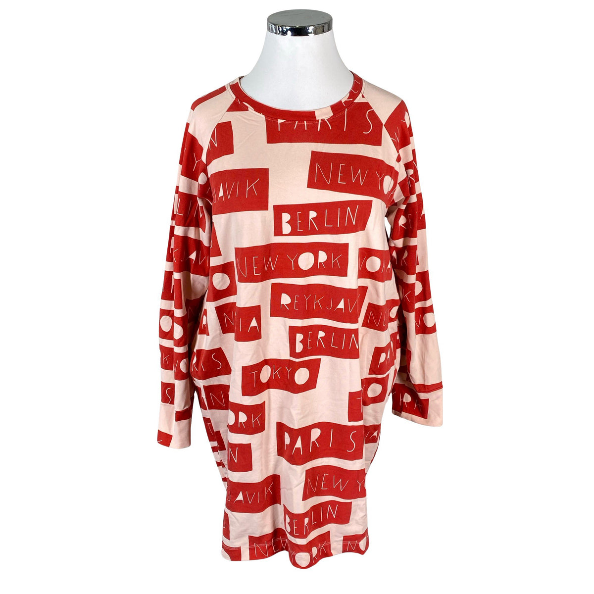 Unisex Papu - Trikotaažist kleit, suurus 42 - Heleroosa (1)