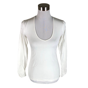Unisex Nanso - Trikotaažist pluus, suurus 36 - Valge (1)