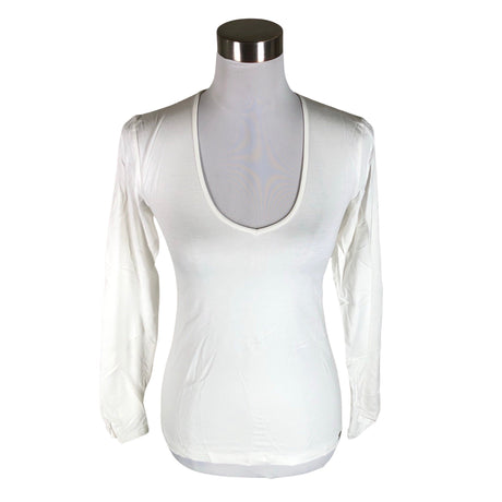 Unisex Nanso - Trikotaažist pluus, suurus 36 - Valge ()