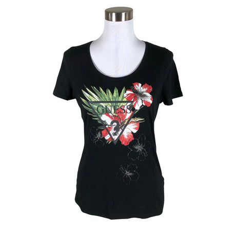 Unisex Guess - T-särk, suurus 38 - Must ()