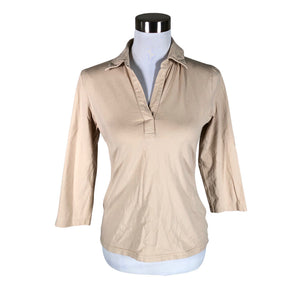 Unisex Nanso - Trikotaažist pluus, suurus 36 - Beige (1)