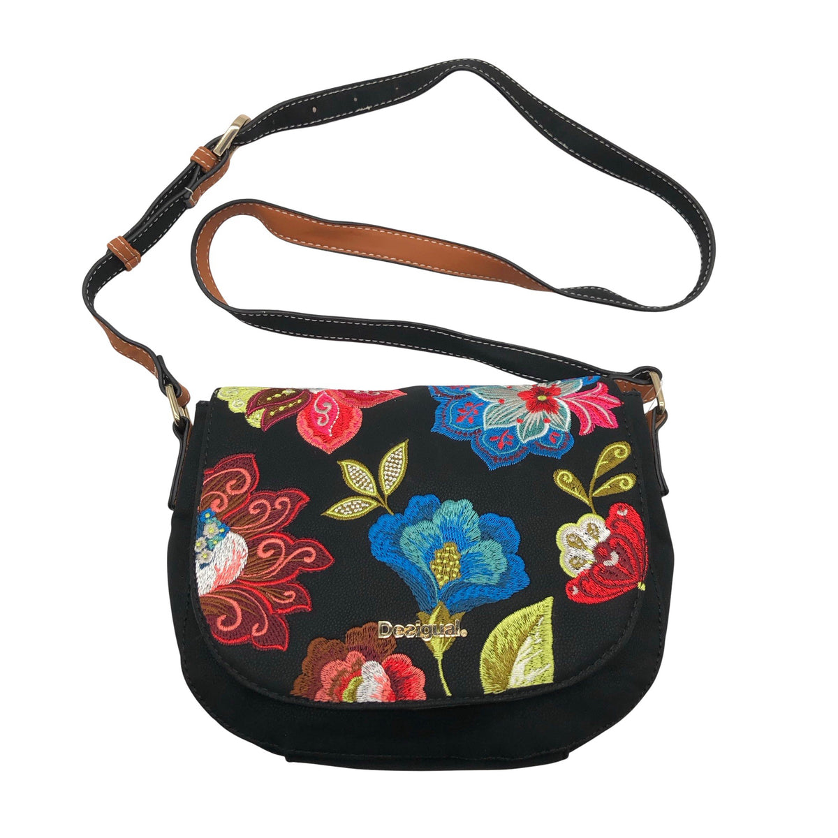 Unisex Desigual - Õlakott, suurus Midi - Must (1)