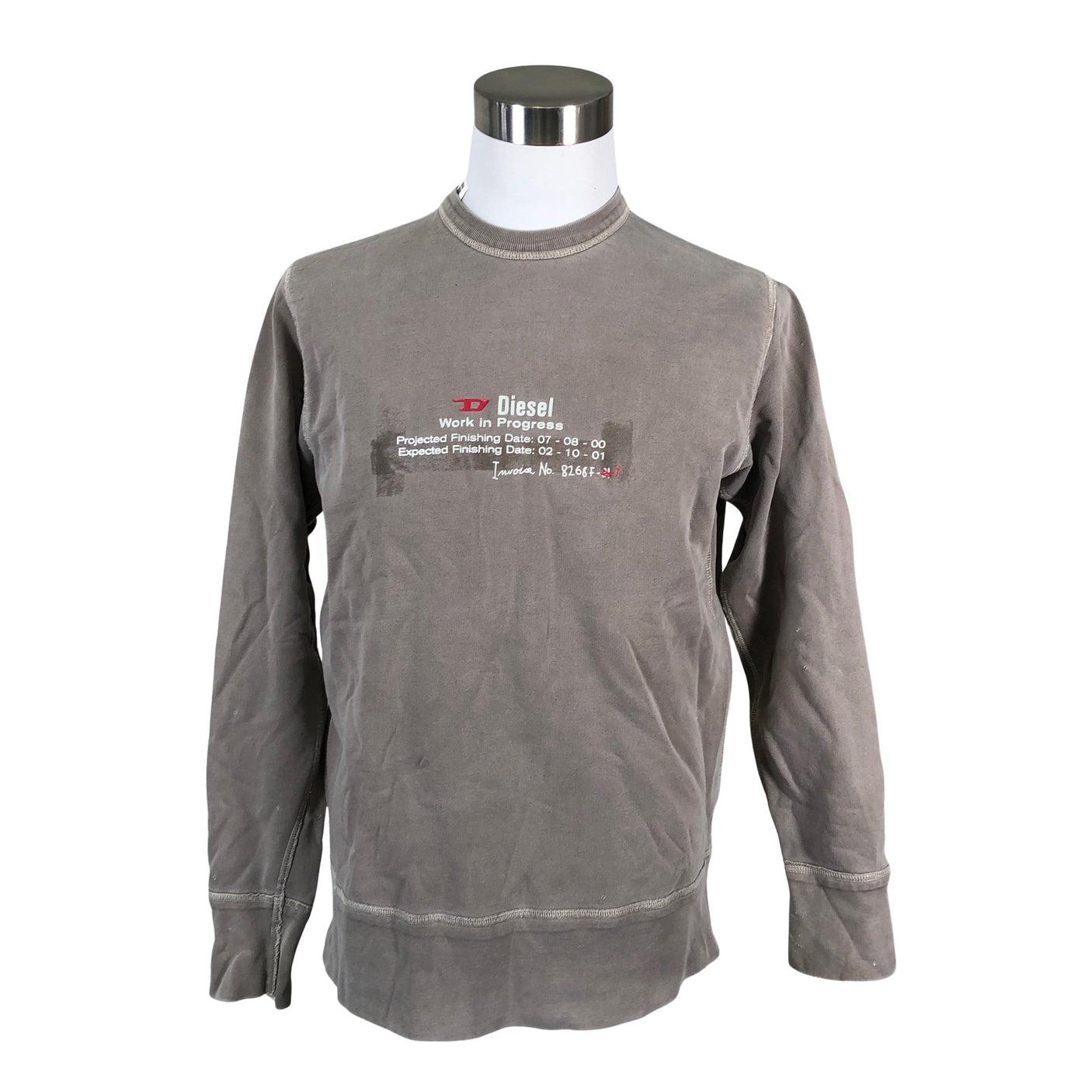 Unisex Diesel - Dressikangast pluus, suurus XL - Hall (1)
