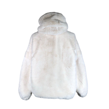 Unisex DKNY - Kunstkarusnahast mantel, suurus 38 - Valge (2)