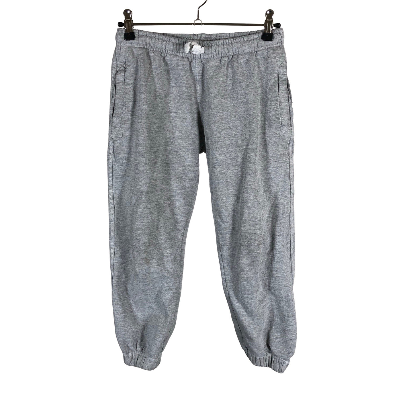 Unisex Lindex - Dressikangast püksid, suurus 134 - 140 - Hall (1)