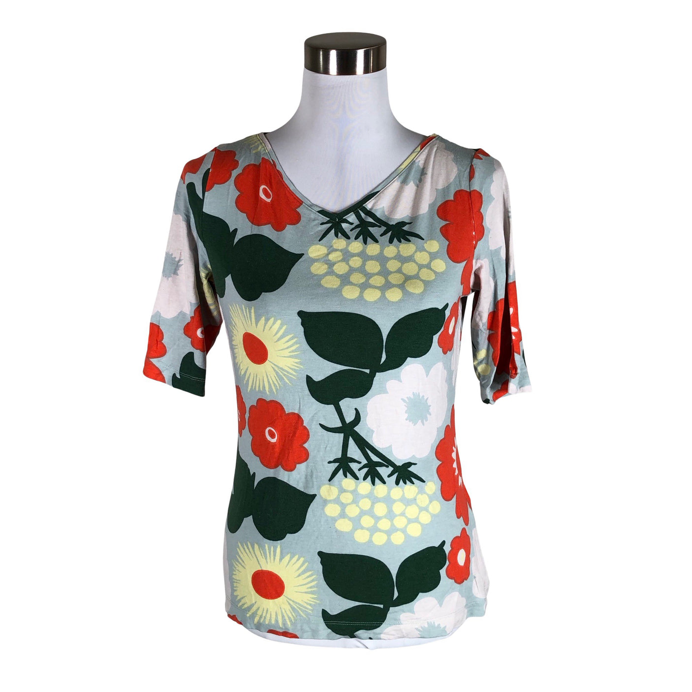 Unisex Marimekko - Trikotaažist pluus, suurus 36 - Helesinine (1)