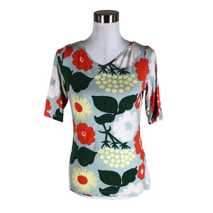Unisex Marimekko - Trikotaažist pluus, suurus 36 - Helesinine (1)