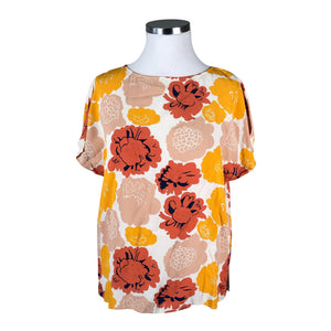 Unisex Marimekko - Lühikeste käistega pluus, suurus 42 - Looduslik valge (1)