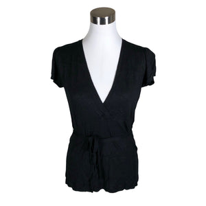 Unisex s.Oliver - Lühikeste käistega pluus, suurus 38 - Must (1)