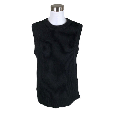 Unisex Selected - Kootud vest, suurus 40 - Must ()