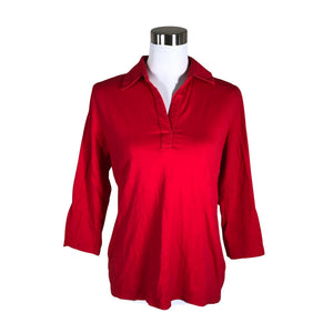 Unisex Nanso - Trikotaažist pluus, suurus 40 - Punane (1)