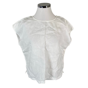 Unisex Nanso - Lühikeste käistega pluus, suurus 44 - Valge (1)