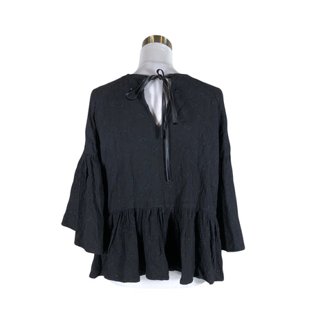 Unisex Miia Halmesmaa - Pluus, suurus 36 - Must (2)