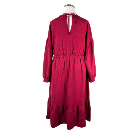 Unisex Esprit - Mitteveniv kleit, suurus 42 - Veinipunane (2)