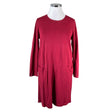 Unisex Nanso - Trikotaažist kleit, suurus 48 - Veinipunane ()