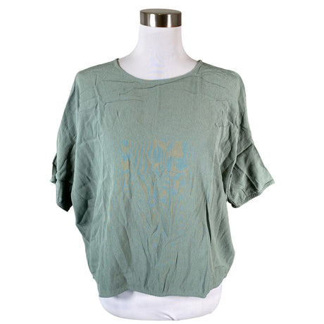 Unisex Samsoe&Samsoe - Lühikeste käistega pluus, suurus 40 - Roheline ()